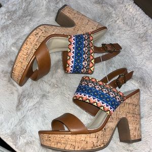 Boho Cork Attitude Heels